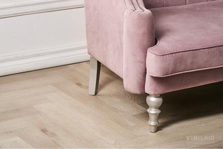 Виниловый ламинат Паркет Скандинавский Vinilam Parquet Herringbone Glue
